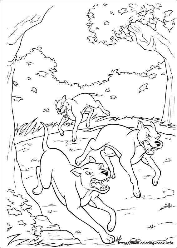 Bambi 2 coloring picture